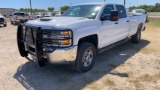 2018 Chevy 2500 VIN: 1GC1KUEY0JF262488 Odometer States: 67,637 Color: White