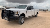 2019 Ford F-250 VIN: 1FT7W2B67KEF83960 Odometer States: 132167 Color: White