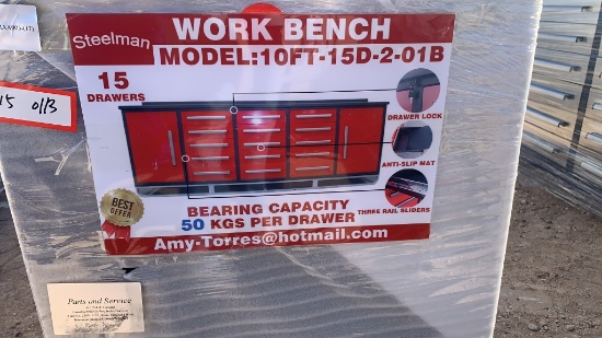 15 Drawer Work Bench Location: Odessa, TX