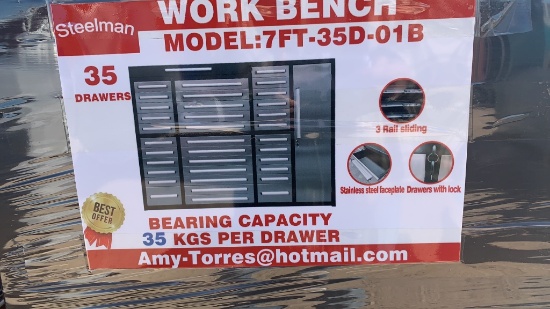 35 Drawer Work Bench Location: Odessa, TX