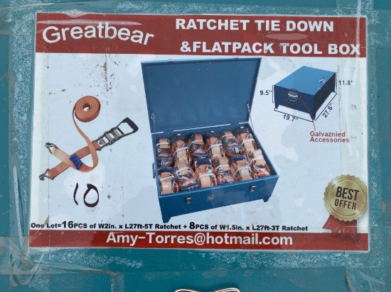 Ratchet Tie Down And Flatbox Tool Box Location: Odessa, TX