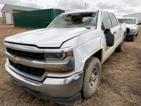 2018 CHEVROLET SILVERADO 1500 (INOPERABLE)