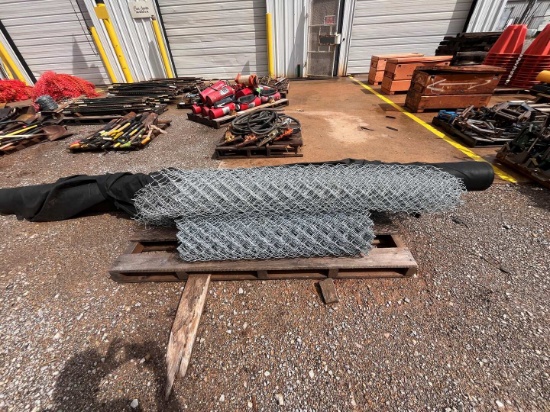 PALLET OF FENCING SUPPLIES