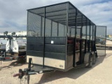 2014 CALICO TRAILER 16 T/A TRASH TRAILER