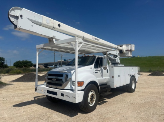 2008 FORD F750 SUPER DUTY BUCKET UTILITY TRUCK