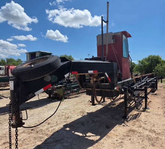 2003 SHOPMADE GOOSENECK CASING DRILL PIPE HANDLER TRL