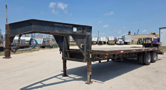 1997 NATIONAL 30FT GOOSENECK TRAILER