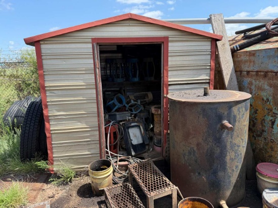 SHED W/CONTENTS