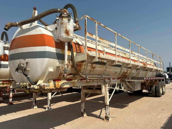 2015 TROXELL 130BBL VACUUM TRAILER