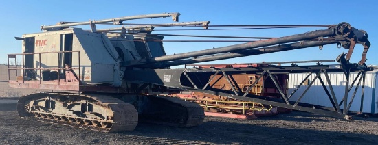 1980 LINKBELT LS-318 LATTICE BOOM DRAGLINE CRAWLER