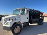 2004 FREIGHTLINER FL70 FLATBED W/TANK & DITCH WITCH MIXER