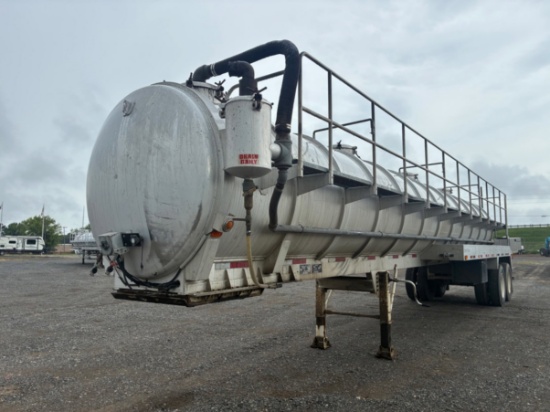 2011 Overland Tank 150 Bbl Aluminum Vacuum Trailer