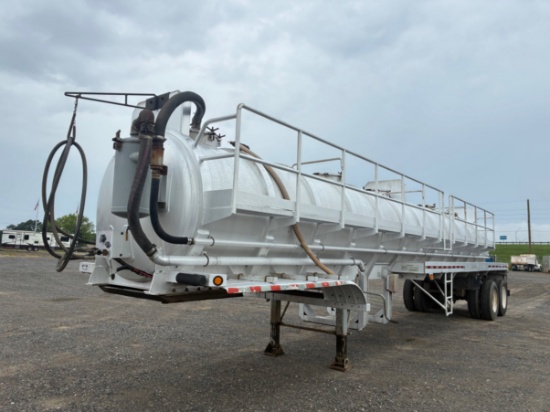 2012 Dragon 150 Bbl Aluminum Vacuum Trailer
