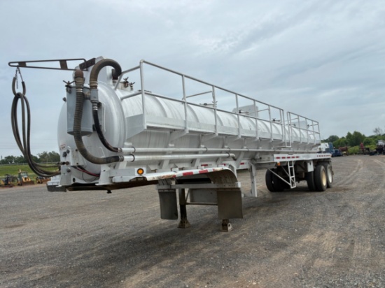 2012 Dragon 150 Bbl Aluminum Vacuum Trailer