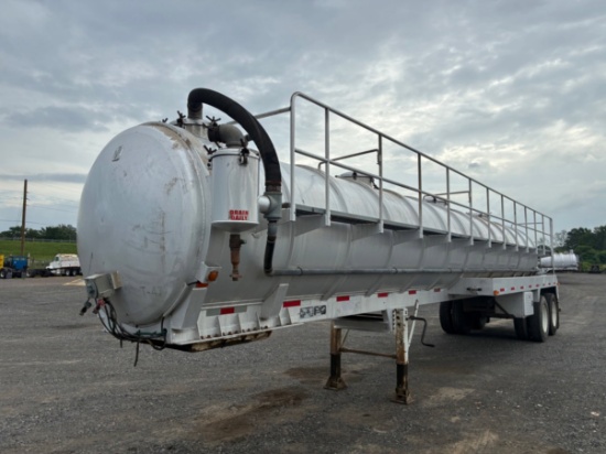 2011 Overland Tank 150 Bbl Aluminum Vacuum Trailer