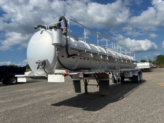 2016 Troxell 150 Bbl Aluminum Vacuum Trailer