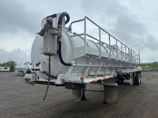 2011 Dragon 150 Bbl Aluminum Vacuum Trailer