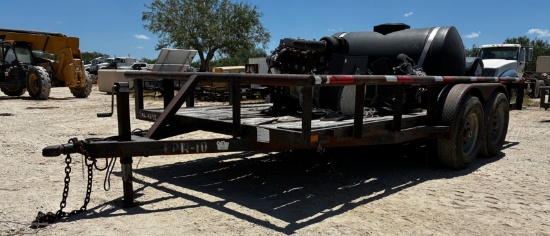 2015 C&M TRAILER GENERATOR COMBO BUMPER PULL