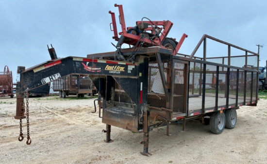 2012 Texas Pride Gooseneck Hose Trailer