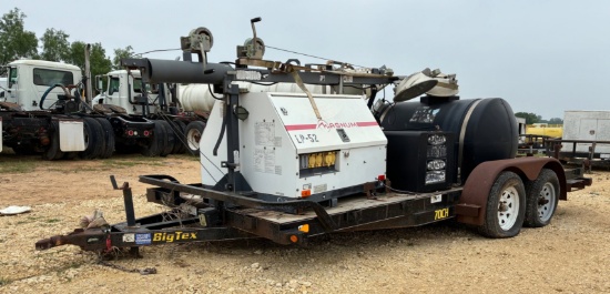 LIGHT PLANT MOUNTED BUMPER PULL TRAILER