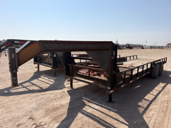 2017 LAMAR TRAILER 24 T/A GOOSENECK TRAILER