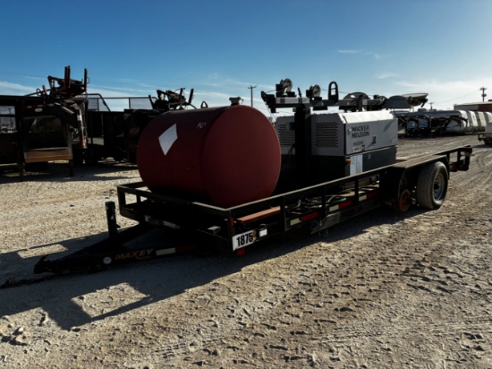 2013 MAXE BUMPER PULL TRAILER