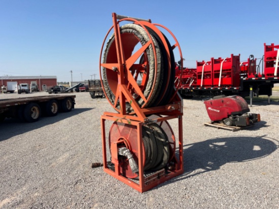 Double Stack Hydraulic Hose Reels For Coil Tubing