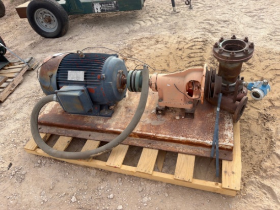 Electric Motor With Pump