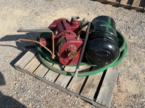 Gardner Denver Blower With Hoses And Breather