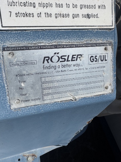 Rosler Parts Washer