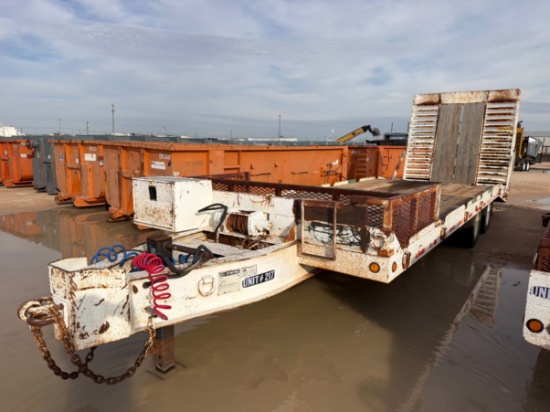 1996 Etnyre 20+5 Equipment Trailer