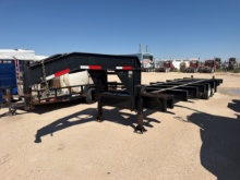 2014 SUMMIT ENERGY TRAILER MFG. 31 T/A GOOSENECK PIPE TRAILER