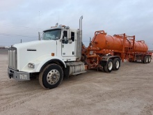 2012 KENWORTH T800 KILL TRUCK AND TRAILER COMBO
