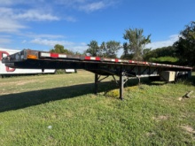 2005 TRANSCRAFT FLAT DECK W/ TAIL ROLLER