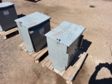 SET OF (2) 150KVA SWITCH BOXES