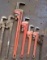Collection of Large Pipe Wrenches