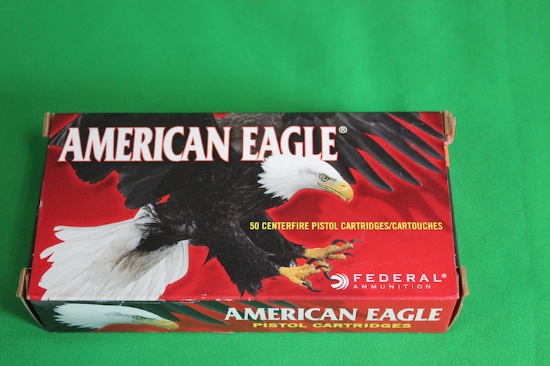 FEDERAL AMERICAN EAGLE, 40S&W 180 GRAIN 50CT BOX