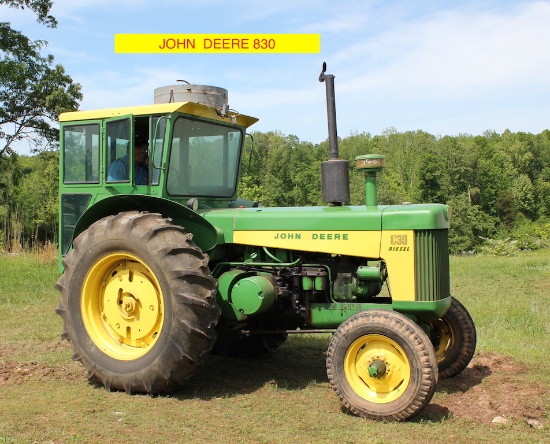 John Deere 830 w/ Cab, Diesel, 1 Hydraulic Outlet, SN#83049