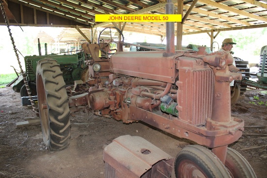 John Deere 50, Tricycle Front End, Gas, 2 Point Hitch, SN#3005033