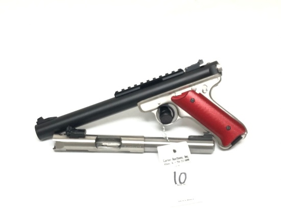 Ruger Mark Ii, 22 Long Rifle, Semi Automatic Pistol W/ Gemtech Oasis Suppressed Barrel, Sn#214-31975