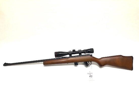 Marlin Model 25n, 22 Long Rifle, Bolt Action Rifle, Deerfield 3-9x40 Scope, Sn#09519080