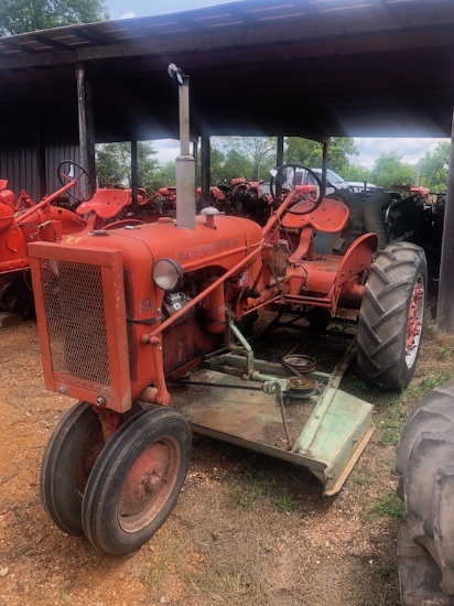 ALLIS CHALMERS CA TRACTOR WITH BELLY MOWER