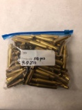 100 count of .270 once fired brass