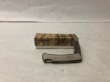 Buckskin model 529E1 single blade pocket knife