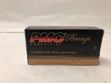 50 rounds of .9mm Luger 115 grain FMJ PMC bronze ammo
