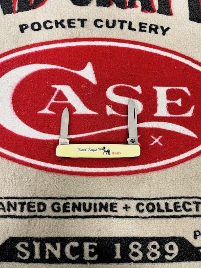 CASE XX 2 BLADE RONALD REAGAN CAMPAIGN KNIFE 1979