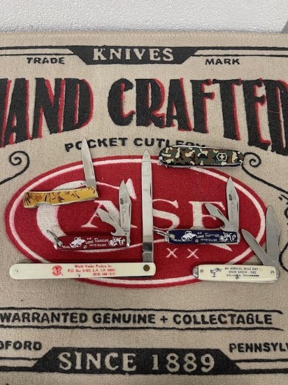 6 ASSORTED POCKET KNIVES