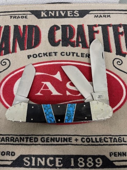OVERSIZED 3 BLADE BEAR HUNTER KNIFE