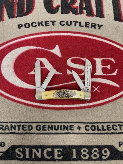 CASE XX 4 BLADE WILLIAM RUSSELL IN DISPLAY TIN
