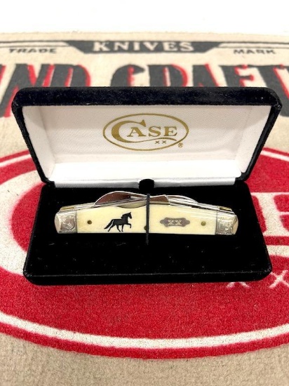 CASE XX 4 BLADE IN DISPLAY CASE